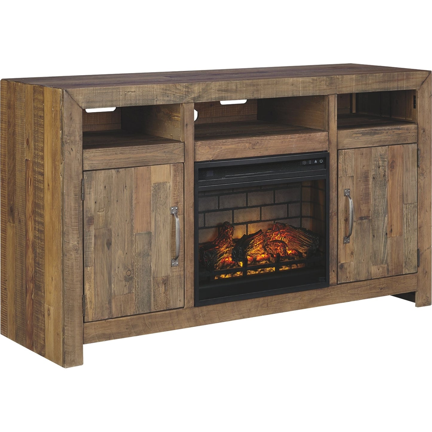 Meuble TV Sommorford avec cheminée