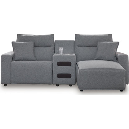 Canapé d'angle Modmax 3 pièces inclinable électrique avec méridienne