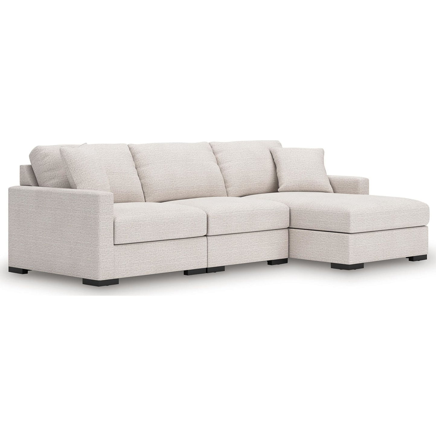 Canapé d'angle modulaire 3 pièces avec méridienne, exclusivité Omaha