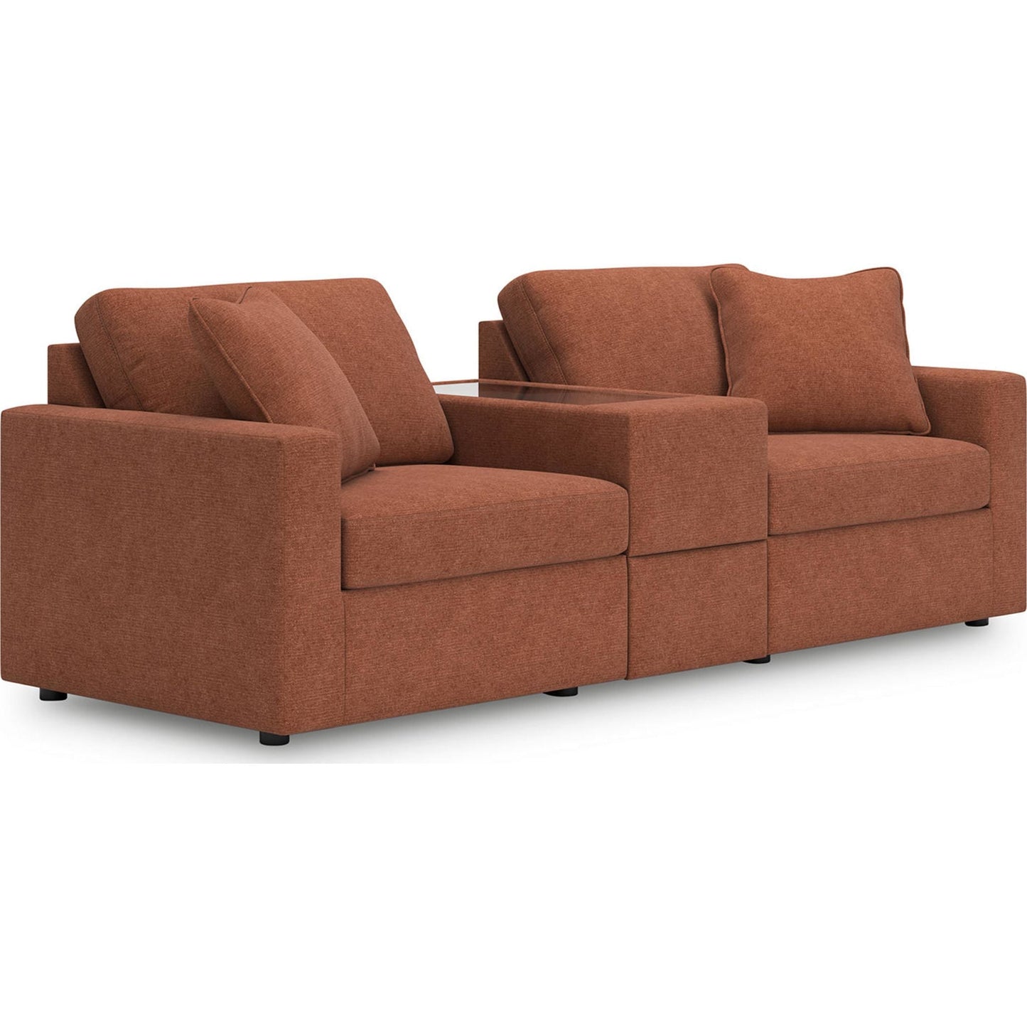 Canapé d'angle modulaire Modmax 3 pièces avec console