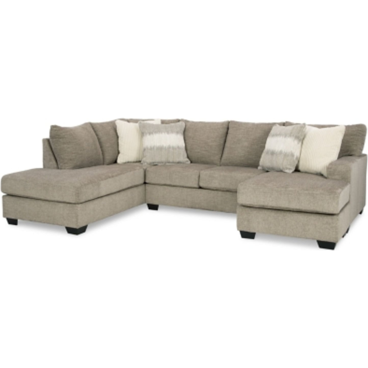 Canapé d'angle Creswell 2 pièces avec méridienne