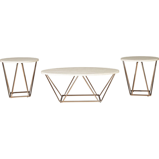 Ensemble de tables d'appoint Tarica (ensemble de 3)