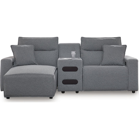 Canapé d'angle Modmax 3 pièces inclinable électrique avec méridienne