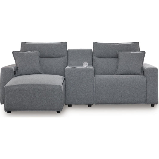 Canapé d'angle Modmax 3 pièces inclinable électrique avec méridienne