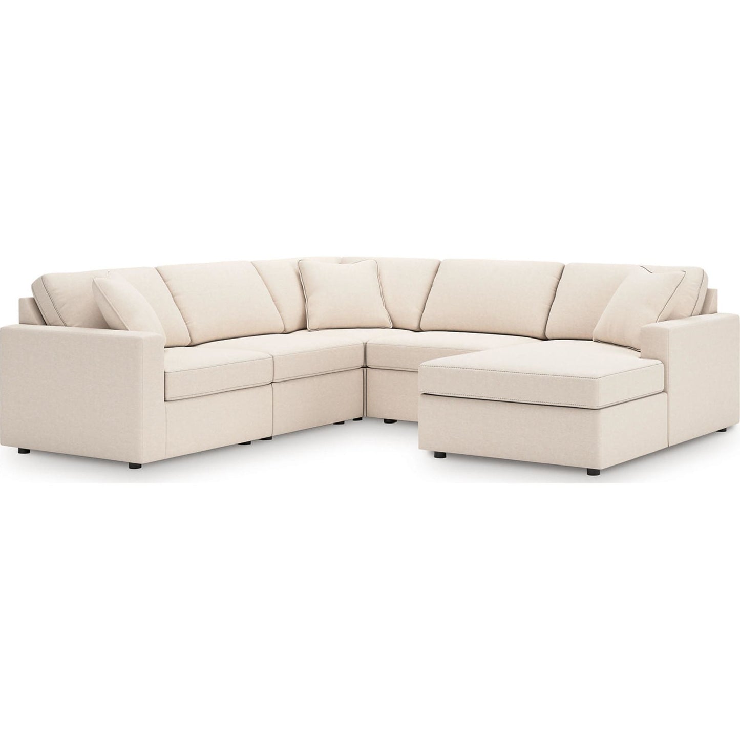 Canapé d'angle modulaire Modmax 5 pièces avec méridienne