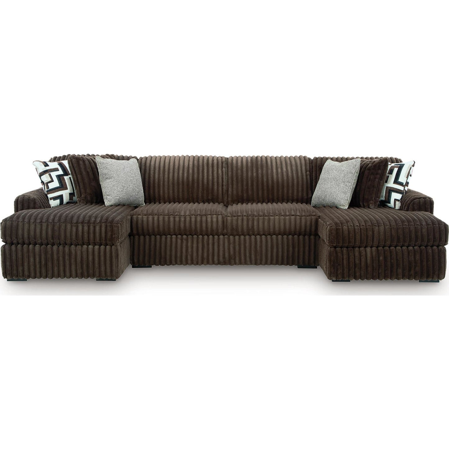 Canapé d'angle 3 pièces Midnight-Madness avec double méridienne