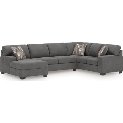 Canapé d'angle 3 pièces Newellen avec méridienne