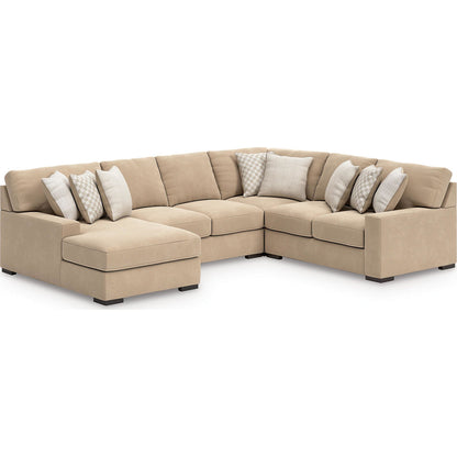 Canapé d'angle 4 pièces exclusif Larce avec méridienne