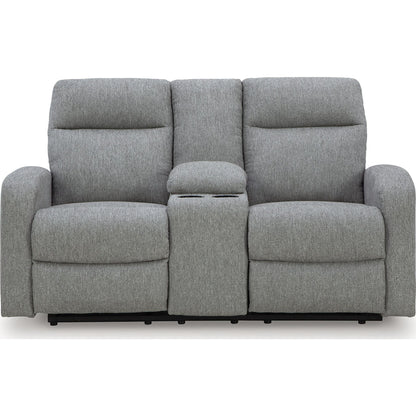 Canapé inclinable deux places Moreau Place avec console