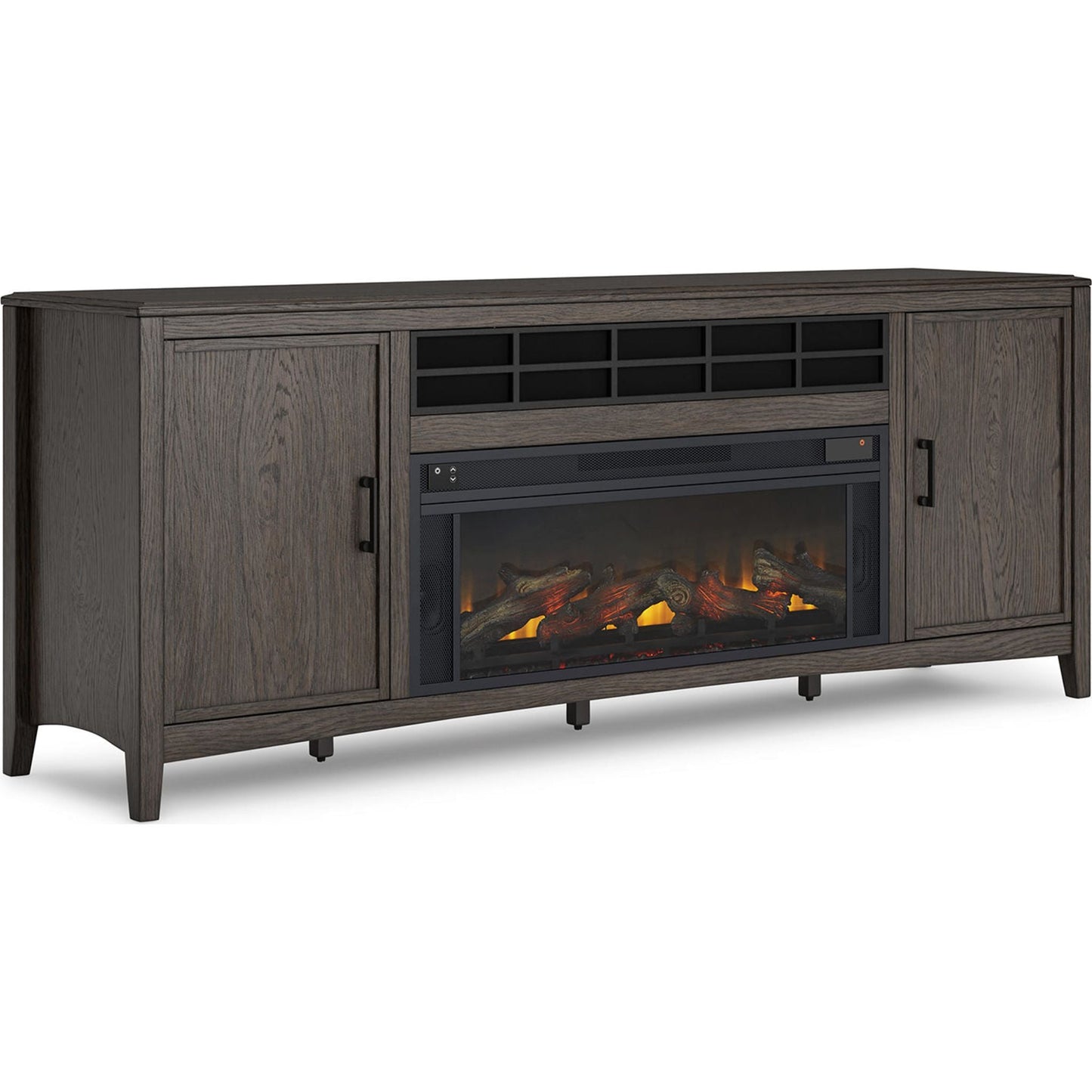 Meuble TV Montillan avec cheminée