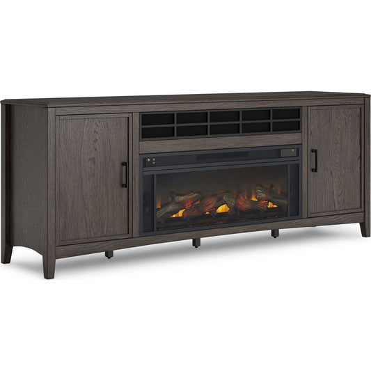 Meuble TV Montillan avec cheminée
