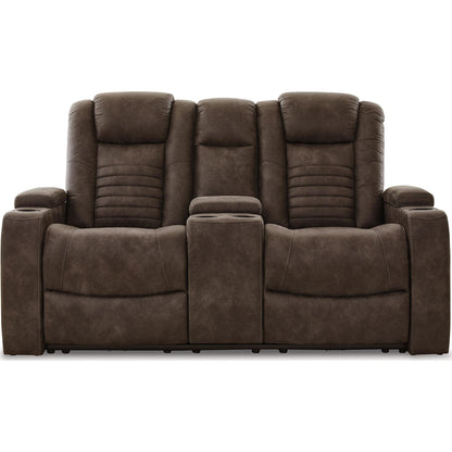 Canapé inclinable électrique Soundcheck avec console et tête réglable