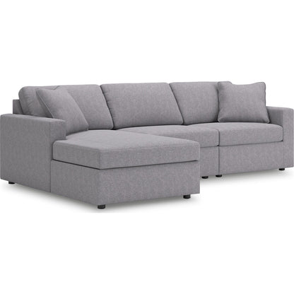 Canapé d'angle modulaire Modmax 3 pièces avec méridienne