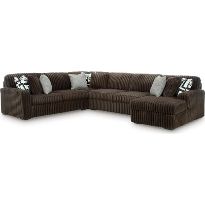 Canapé d'angle 4 pièces Midnight-Madness avec méridienne