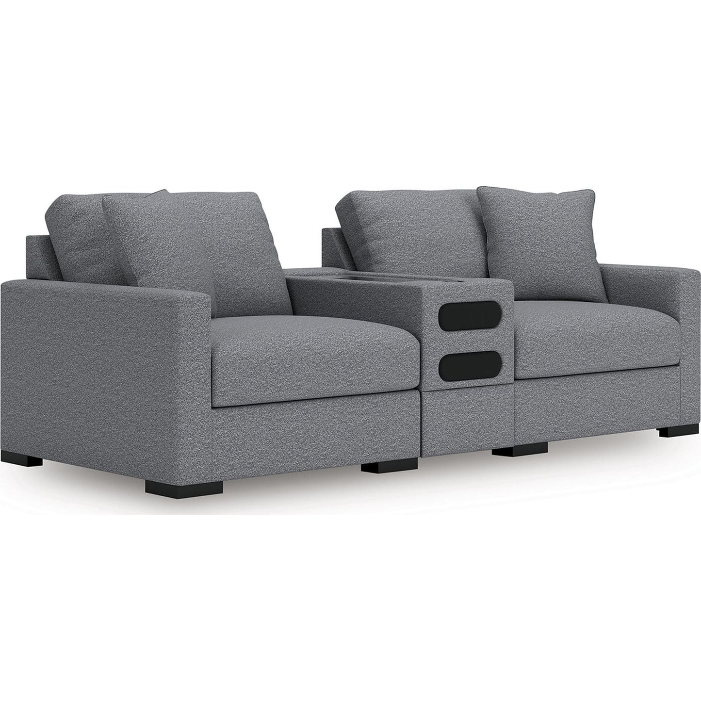 Canapé d'angle modulaire 3 pièces exclusif à Omaha avec système audio