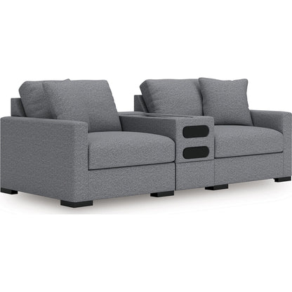 Canapé d'angle modulaire 3 pièces exclusif à Omaha avec système audio