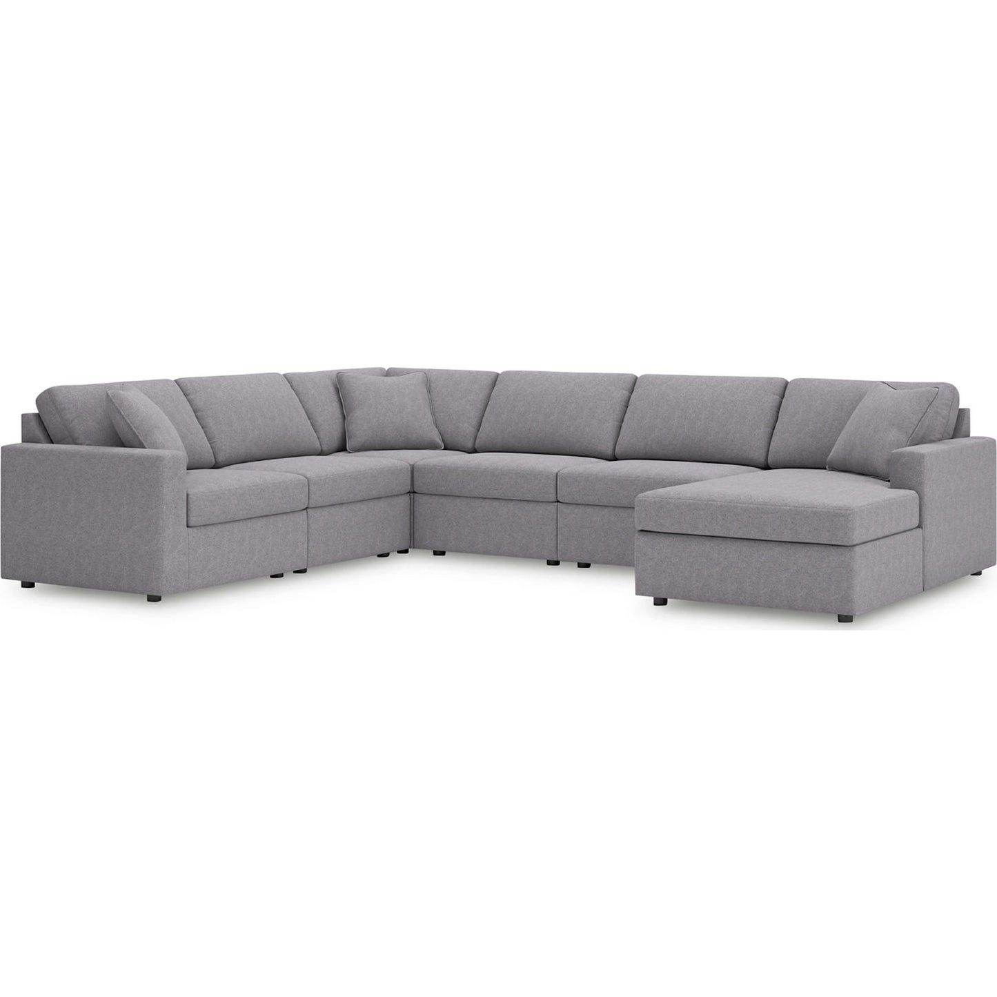 Canapé d'angle modulaire Modmax 6 pièces avec méridienne