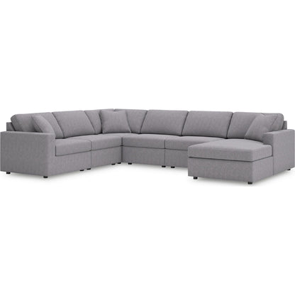 Canapé d'angle modulaire Modmax 6 pièces avec méridienne