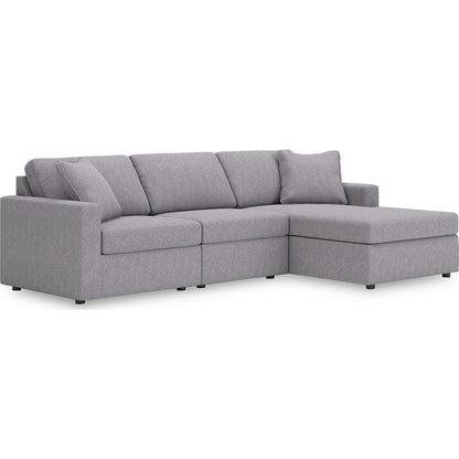 Canapé d'angle modulaire Modmax 3 pièces avec méridienne