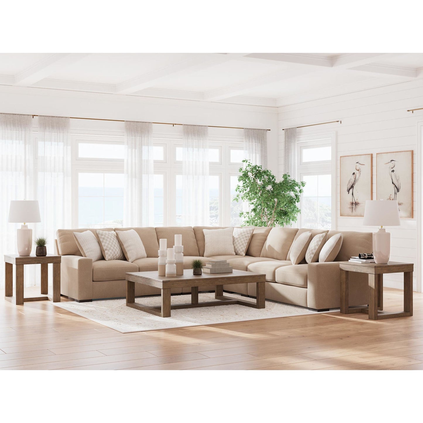 Canapé d'angle 5 pièces exclusif à Larce