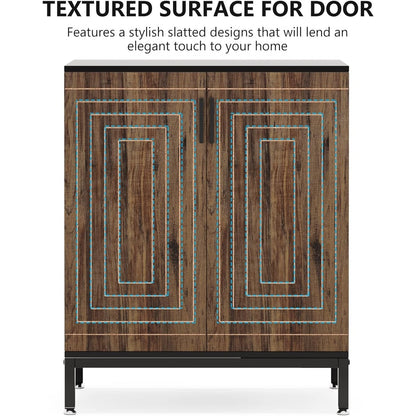 Meuble à chaussures moderne avec portes, 6 niveaux, pour 20 paires de chaussures, idéal pour l'entrée.