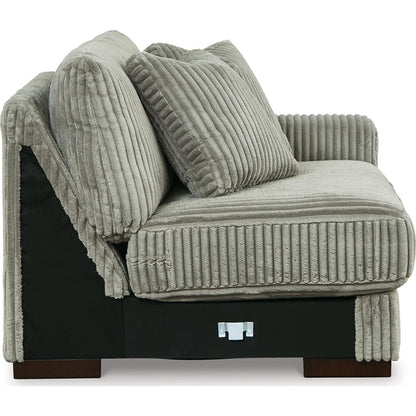 Canapé d'angle Lindyn 6 pièces avec méridienne