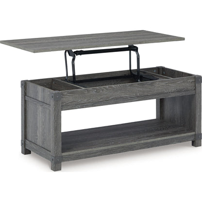 Table basse Freedan Rect à plateau relevable