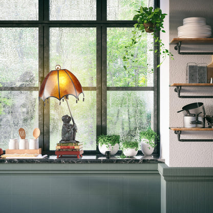 Lampe de table Intellectual Monkey 21,75 po H - 11 po L x 11 po l x 21,75 po H