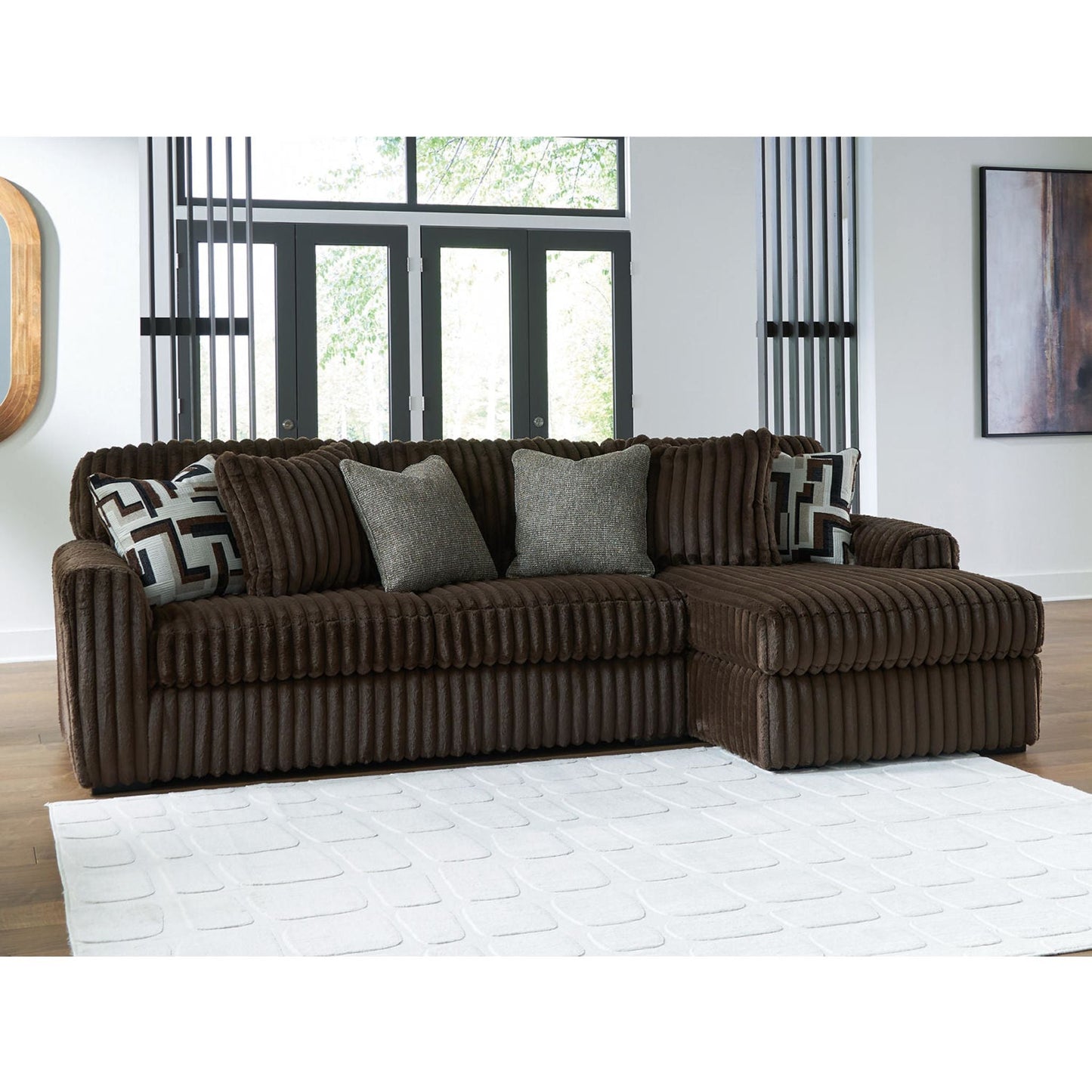 Canapé d'angle 2 pièces Midnight-Madness avec méridienne