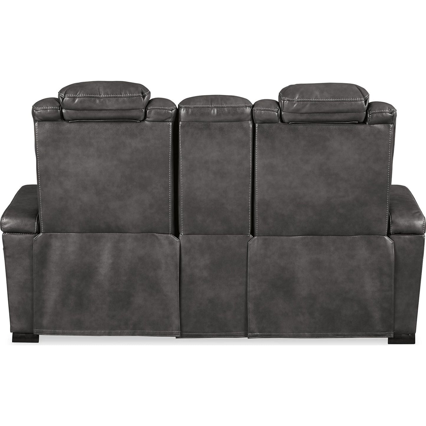 Canapé inclinable électrique Turbulence avec console et appui-tête réglable