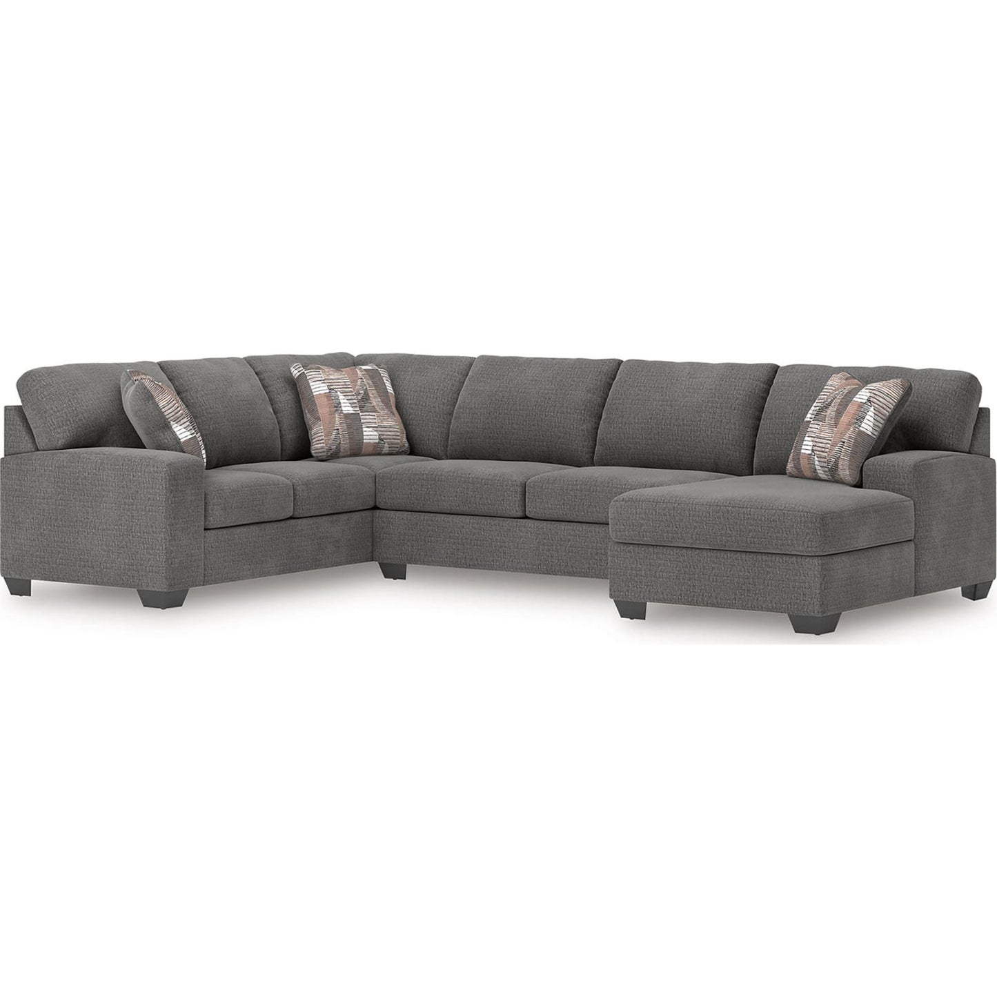 Canapé d'angle 3 pièces Newellen avec méridienne