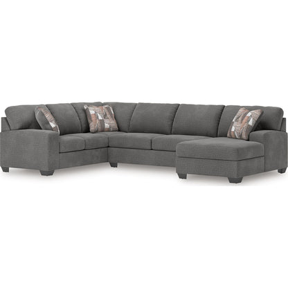 Canapé d'angle 3 pièces Newellen avec méridienne