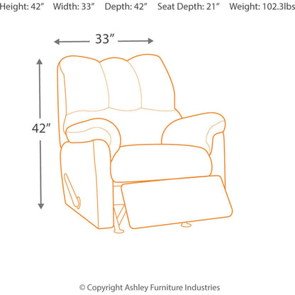 Fauteuil inclinable à bascule Darcy