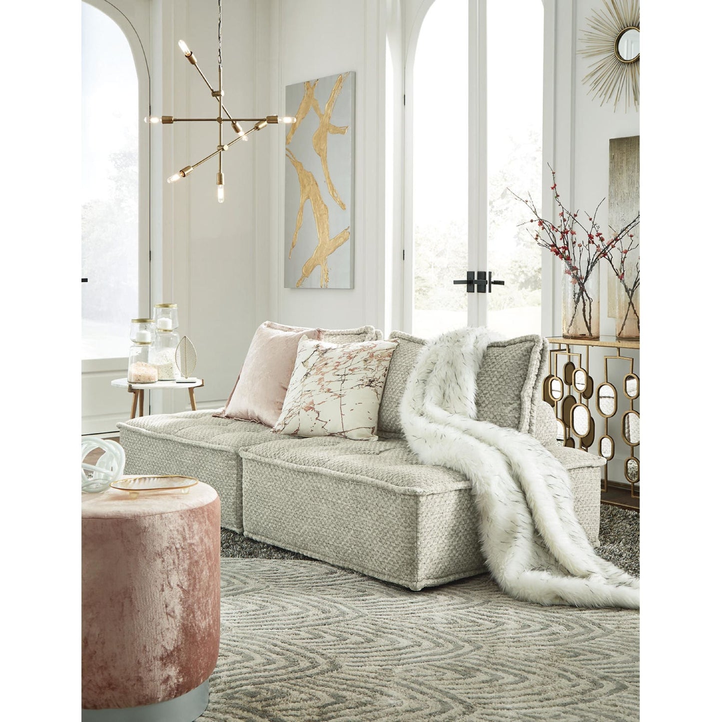 Bales 2 pièces Sectionnel modulaire