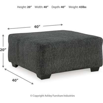 Pouf d'appoint surdimensionné Biddeford