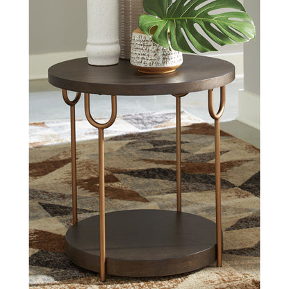 Table d'appoint ronde Brazburn