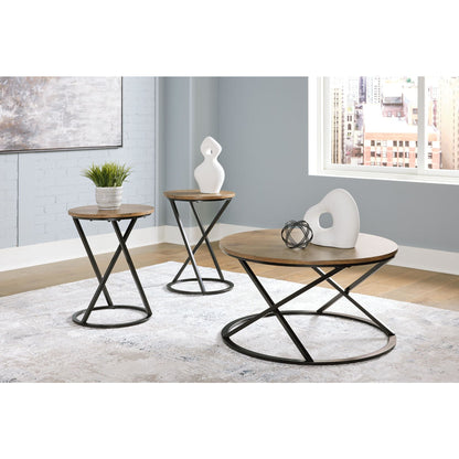 Cassbryn Lot de 3 Tables