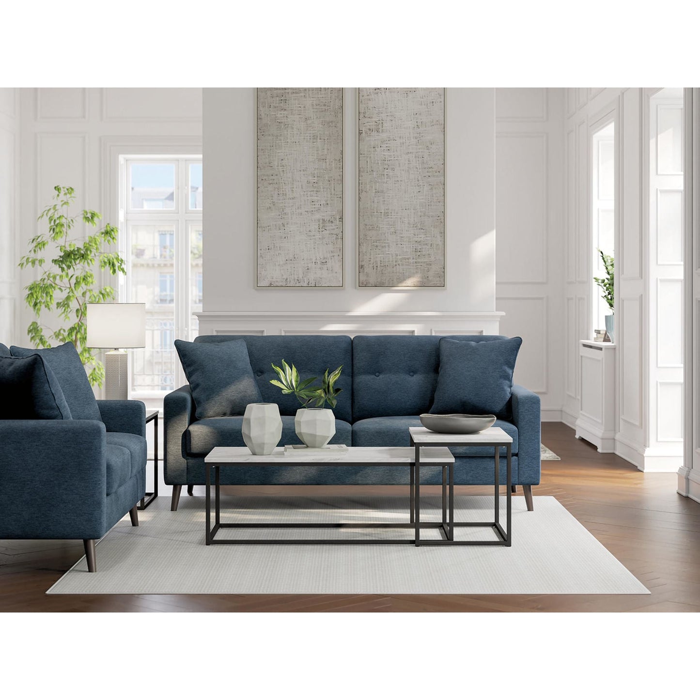 Ensemble de tables d'appoint Donnesta (ensemble de 3)