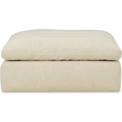 Pouf d'appoint surdimensionné exclusif Tanavi