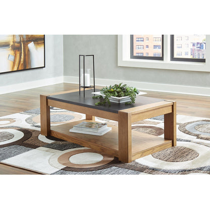 Table basse Quentina avec plateau relevable