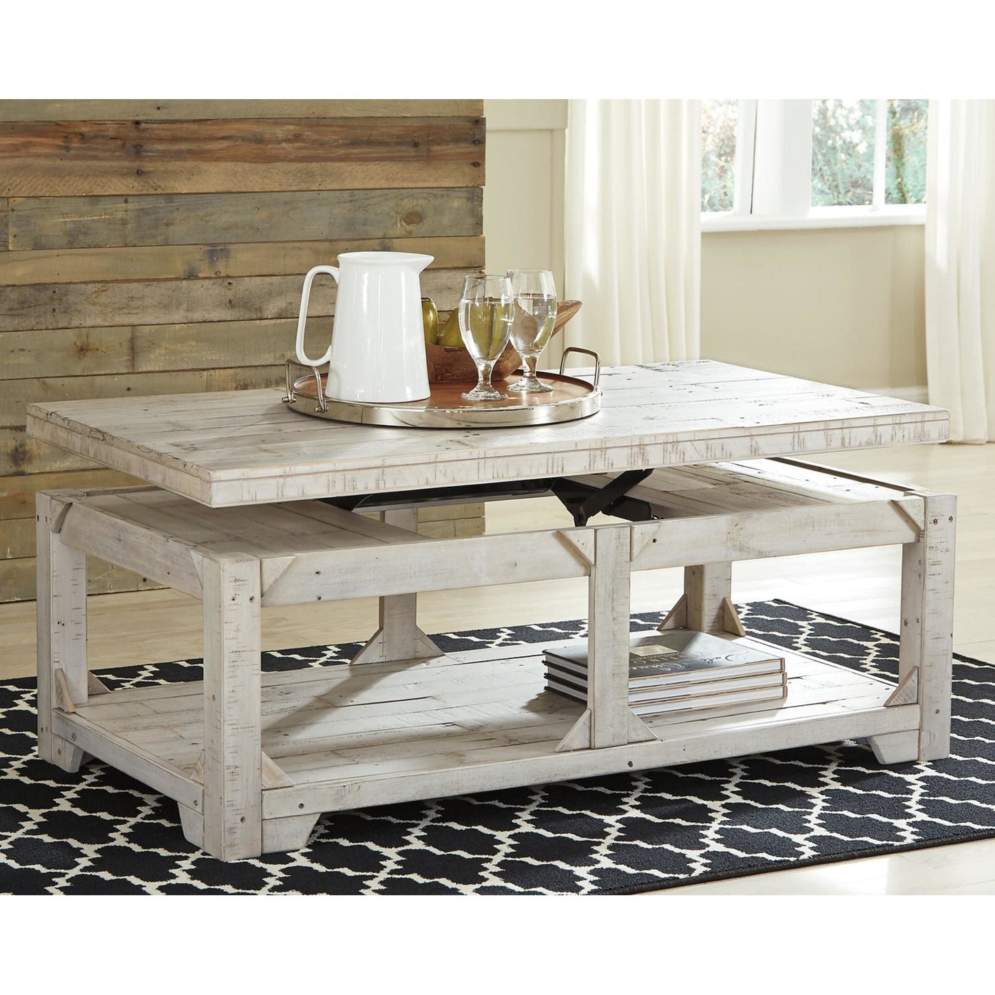 Table basse Fregine avec plateau relevable