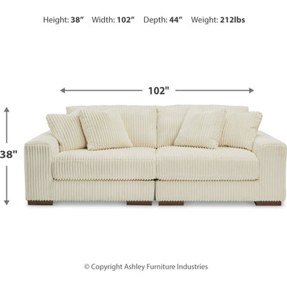 Canapé d'angle Lindyn 2 pièces