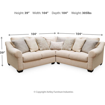 Canapé d'angle 3 pièces exclusif Carnaby