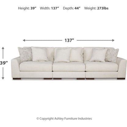 Lyndeboro - Canapé d'angle modulaire 3 pièces exclusif
