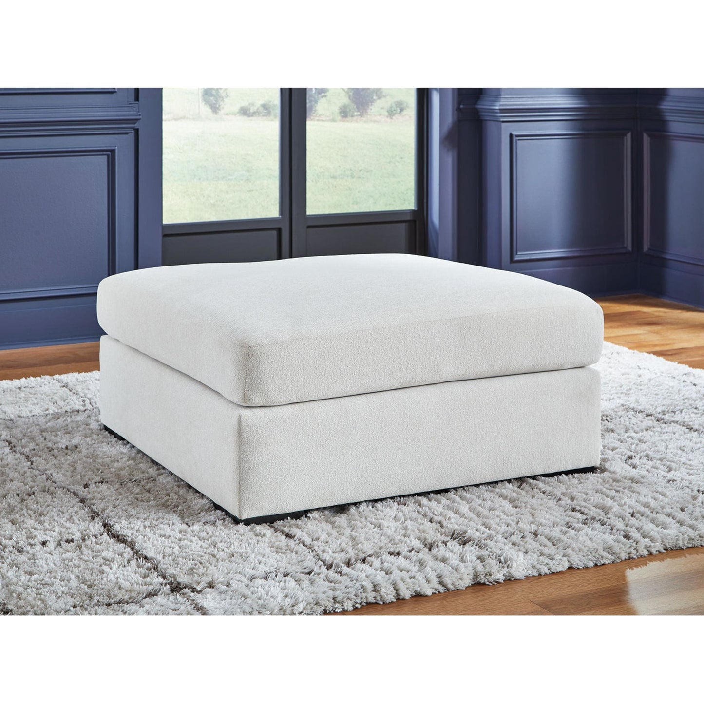 Pouf d'appoint surdimensionné exclusif Leighelli