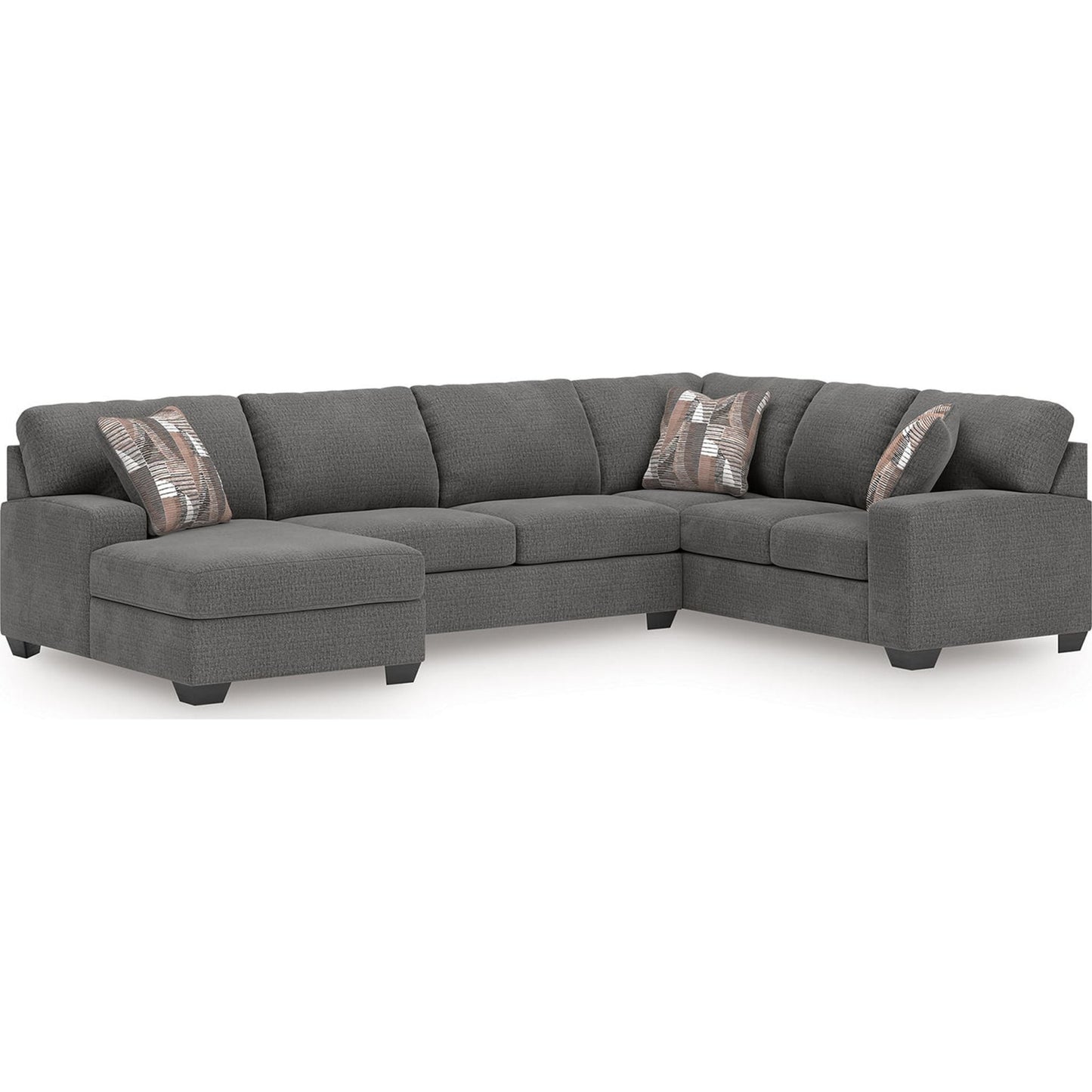 Canapé d'angle 3 pièces Newellen avec méridienne