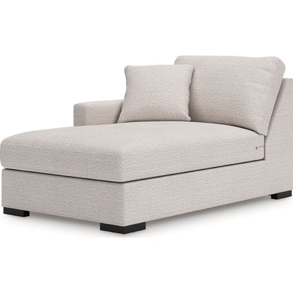 Canapé d'angle modulaire 4 pièces exclusif Omaha avec rangement et méridienne