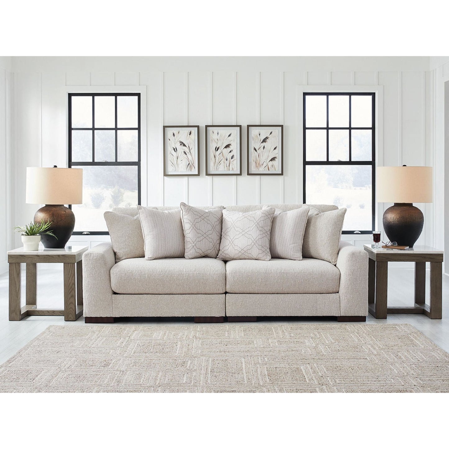 Canapé d'angle Cavella 2 pièces