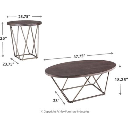 Ensemble de tables d'appoint Neimhurst (ensemble de 3)