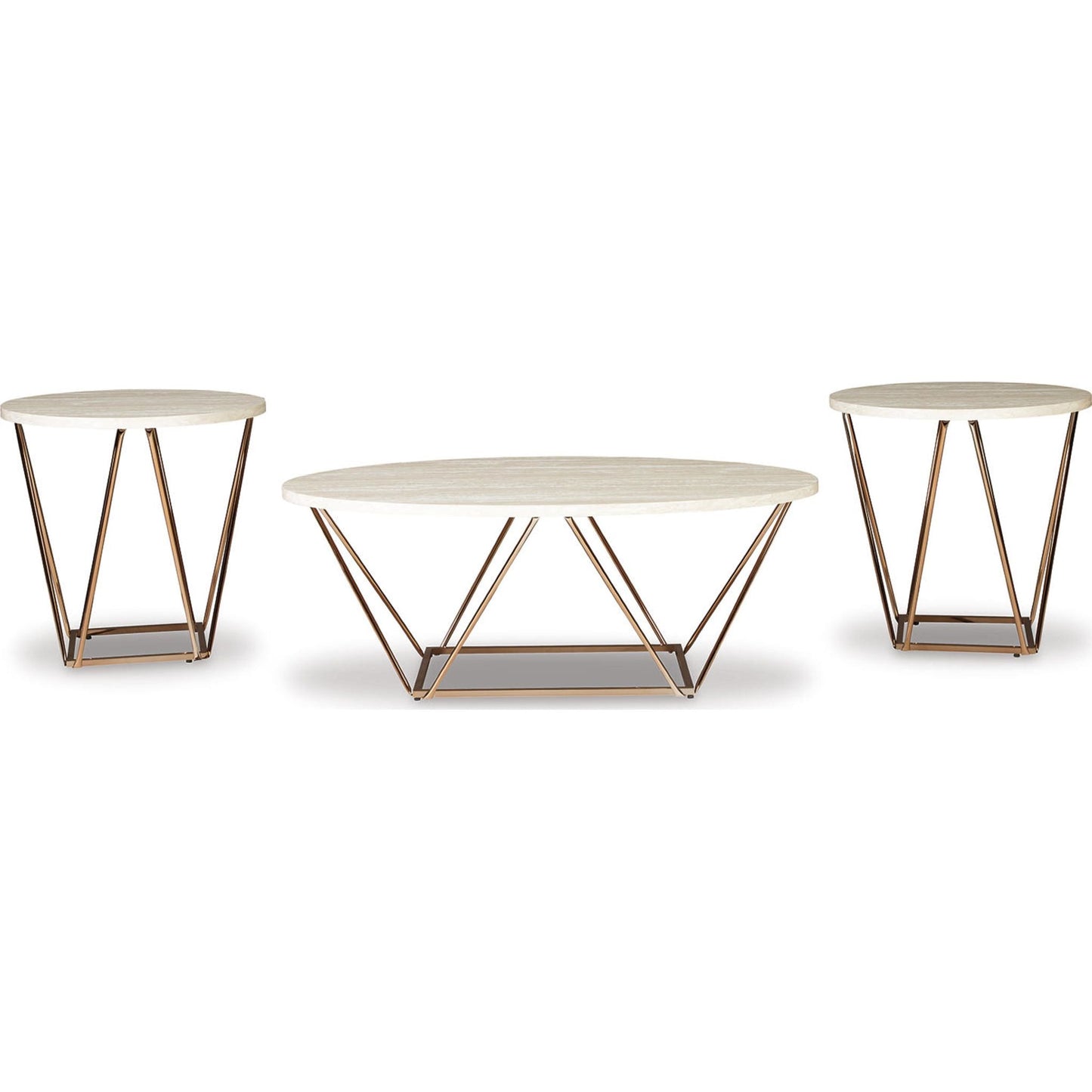 Ensemble de tables d'appoint Tarica (ensemble de 3)